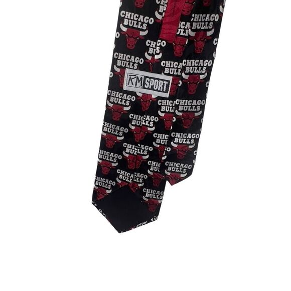 Lot Michael Jordan X Bugatchi Vintage silk Neck Tie Jordan 23 AND vtg BULLS tie - Picture 13 of 14